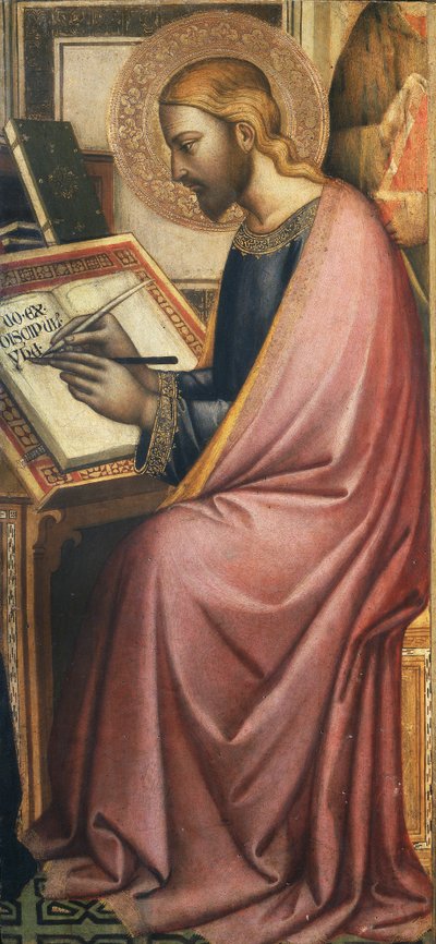 Evangelist Writing by Master of the Misericordia