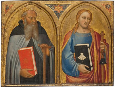 Saint Anthony Abbot and Saint James the Greater by Master of the Misericordia