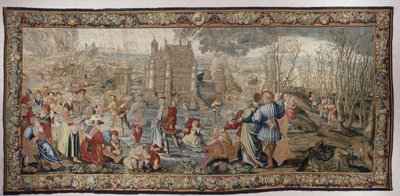 Winter, from the Seasons of Lucas Series by Master of the Months of Lucas Master of the Months of Lucas