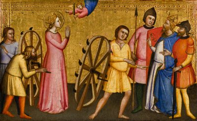 The Ordeal of Saint Catherine of Alexandria by Master of the Orcagnesque Misericordia