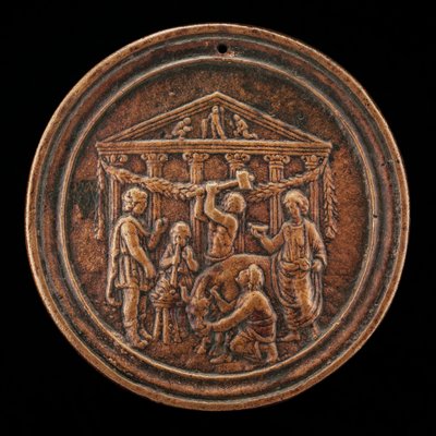 The Sacrifice of a Bull by Master of the Orpheus Legend