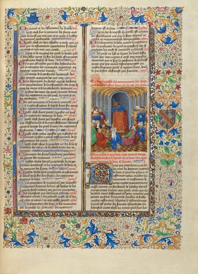 Devils Preaching by Master of the Oxford Hours