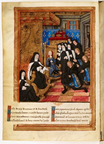 Commemoration of the Death of Anne of Brittany by Master of the Paris Entries