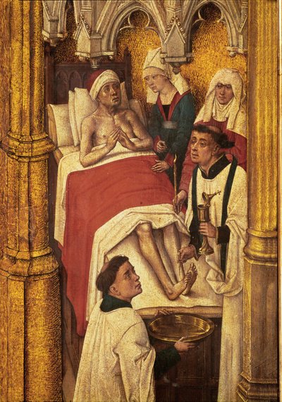 Triptych of the Redemption by Master of the Prado Redemption