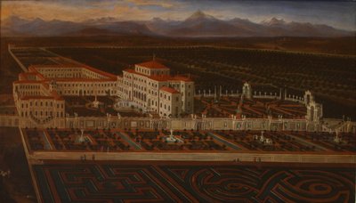 Palace and Gardens of Venaria Reale by Master of the Residenze Sabaude