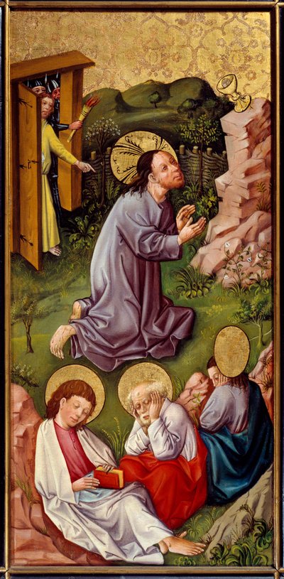 Christ in the Garden of Olives by Master of the Rhine