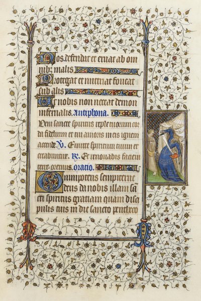 Personification of Necromancy Stabbing a Book, from the 