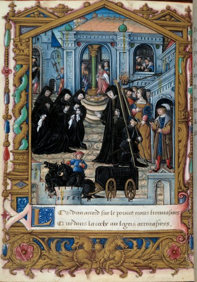 Representation of the Queen of Navarre Margarita of Angouleme by Master of the Rohan Hours