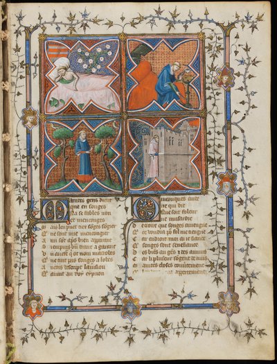 Miniature from a manuscript of the Roman de la Rose by Guillaume de Lorris and Jean de Meun, 1353 by Master of the Rose novels