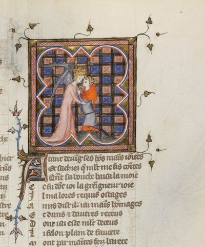 Miniature from a Manuscript of the Roman de la Rose by Master of the Rose novels