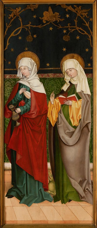 Saint Elizabeth of Hungary and Saint Margaret by Master of the Sacristy of Kaufbeuren