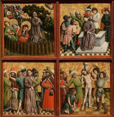 Altarpiece with The Passion of Christ by Master of the Schlägl Altarpiece