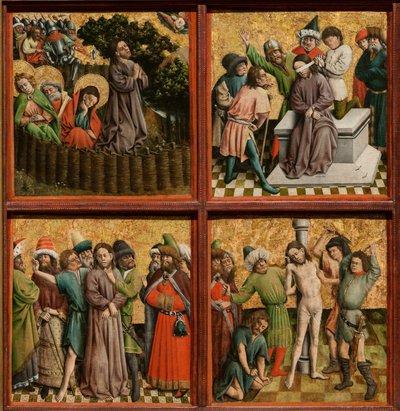 Altarpiece with The Passion of Christ, c. 1440s by Master of the Schlägl Altarpiece