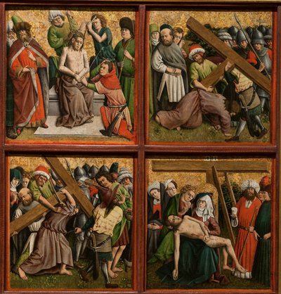 Altarpiece with The Passion of Christ by Master of the Schlägl Altarpiece
