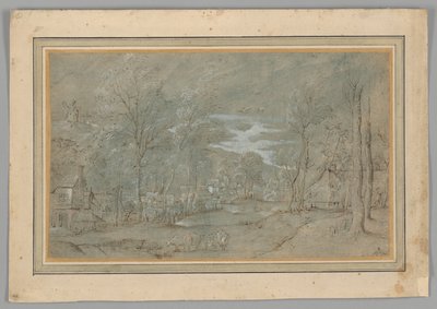Village Among the Trees by Master of the Small Landscapes
