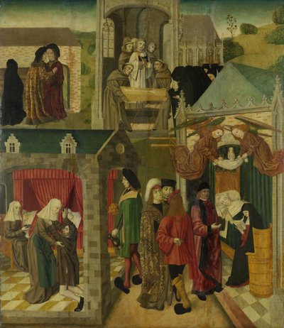 Saint Elizabeth of Hungary Tending the Sick in Marburg by Master of the St Elizabeth Panels