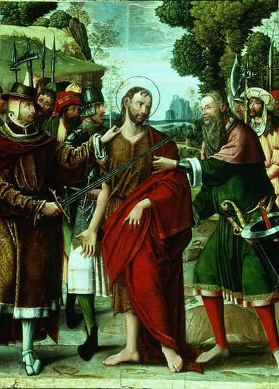 The Arrest of St. John the Baptist by Master of the St. Johns Retable
