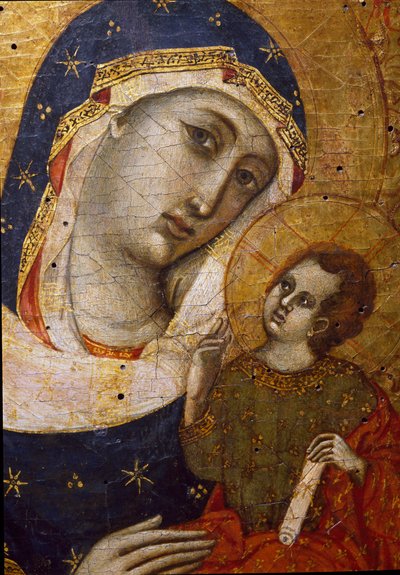 Virgin with Child (Detail) by Master of the Sterbini Diptych