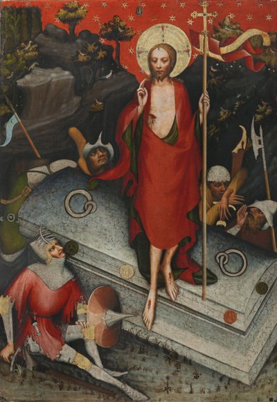 The Resurrection (from the Trebon Altarpiece) by Master of the Trebon Altarpiece