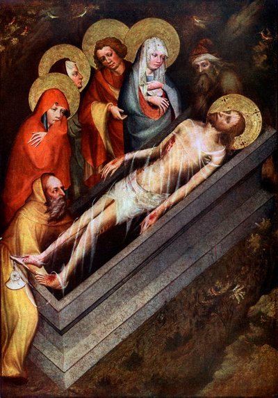 The Tomb of Christ, Master of the Trebon Altarpiece by Master of the Trebon Altarpiece
