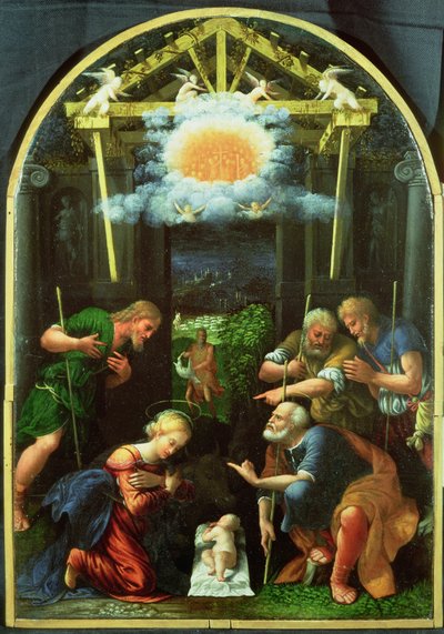 The Adoration of the Shepherds by Master of the Twelve Apostles