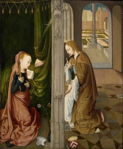 The Annunciation, ca. 1470-1480 by Master of the Virgo Inter Virgines
