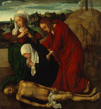 The Lamentation over the Dead Christ by Master of the Virgo Inter Virgines