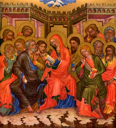 Descent of the Holy Ghost by Master of the Vyssi Brod Altar