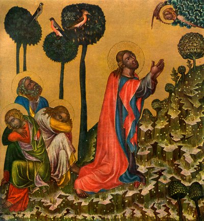Jesus in the Olive Grove by Master of the Vyssi Brod Altar