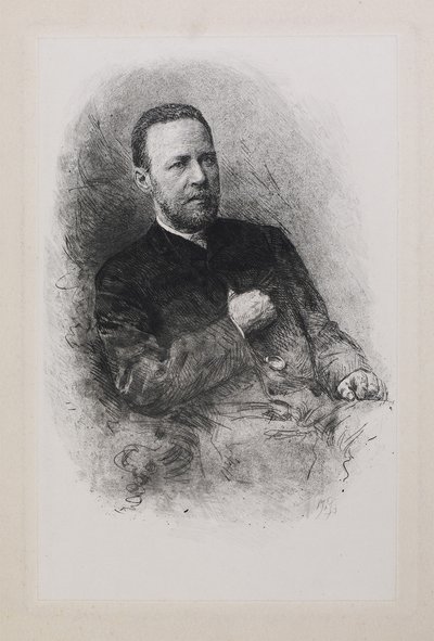 Portrait of the Historian and Journalist Sergey Nikolayevich Shubinsky, 1900s by Mate