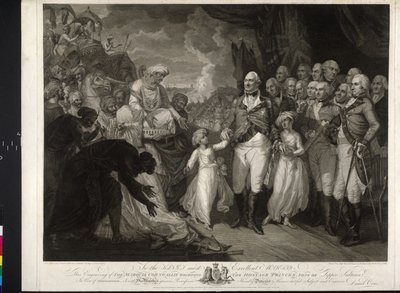 Marquis Cornwallis with the Two Indian Princes by Mather Brown