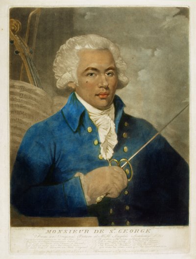 Monsieur de St. George, engraved by W. Ward, 1788 by Mather Brown