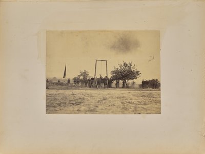 Execution scene by Mathew B. Brady
