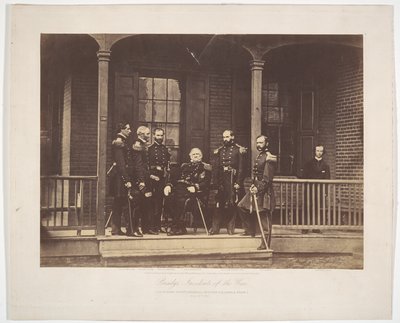 Lieutenant General Scott, General-in-Chief U.S. Army, & Staff by Mathew B. Brady