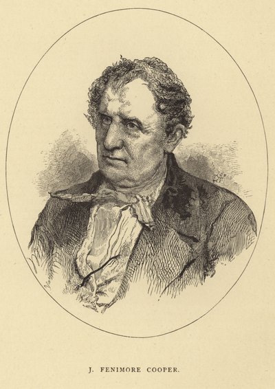Portrait of James Fenimore Cooper by Mathew B. Brady