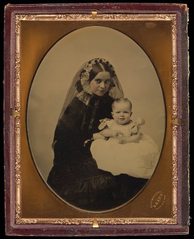 Portrait of a Woman and Child by Mathew B. Brady