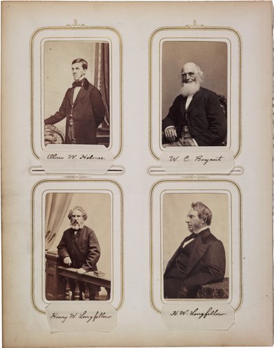 Album of 200 Cartes de Visite, Most by Brady by Mathew B. Brady