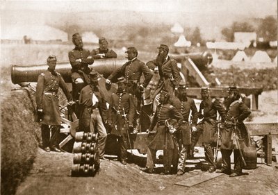 General Corcoran and Officers of the 69th New York Volunteers, 1861-65 by Mathew B. Brady