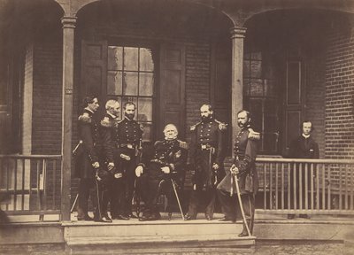 Lieutenant General Scott, General-in-Chief U.S. Army, & Staff by Mathew Brady