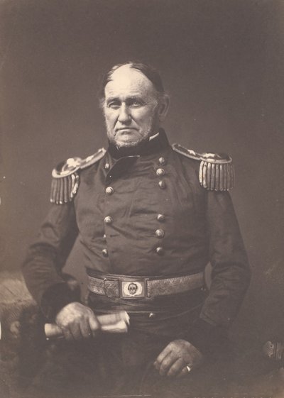 Major General David E. Twiggs, ca. 1859 by Mathew Brady