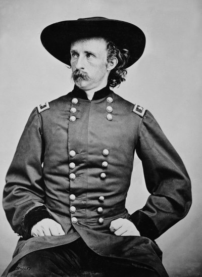 Portrait of General A. Custer (1839-1876) by Mathew Brady