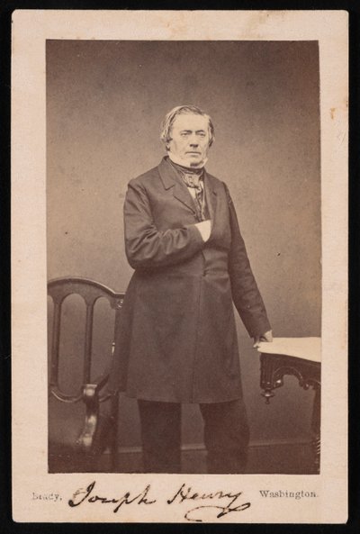 Portrait of Joseph Henry 1797-1878 - Standing, Before 1878 by Mathew Brady