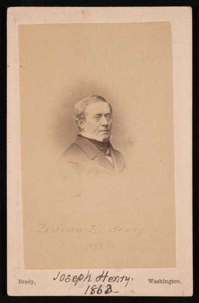 Portrait of Joseph Henry 1797-1878 by Mathew Brady