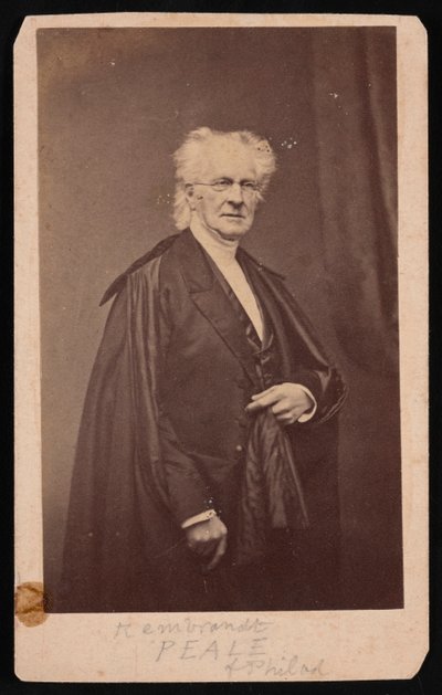 Portrait of Rembrandt Peale by Mathew Brady