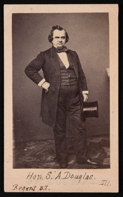 Portrait of Stephen Arnold Douglas 1813-1861, Before 1861 by Mathew Brady