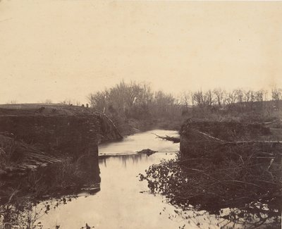 Ruins of Stone Bridge - Bull Run, 1862 by Mathew Brady