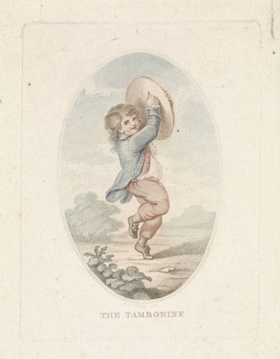 Boy with Tambourine by Mathias de Sallieth