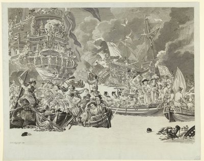 The Dutch Raid on the Medway and the Capture of the Royal Charles, 1667 by Mathias de Sallieth