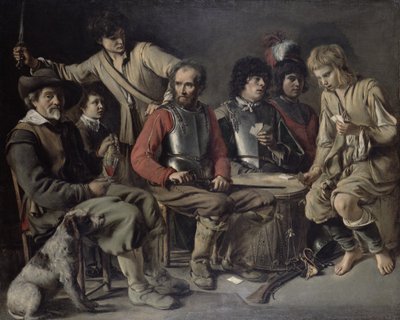A Quarrel by Mathieu Le Nain