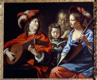 The Concert by Mathieu Le Nain